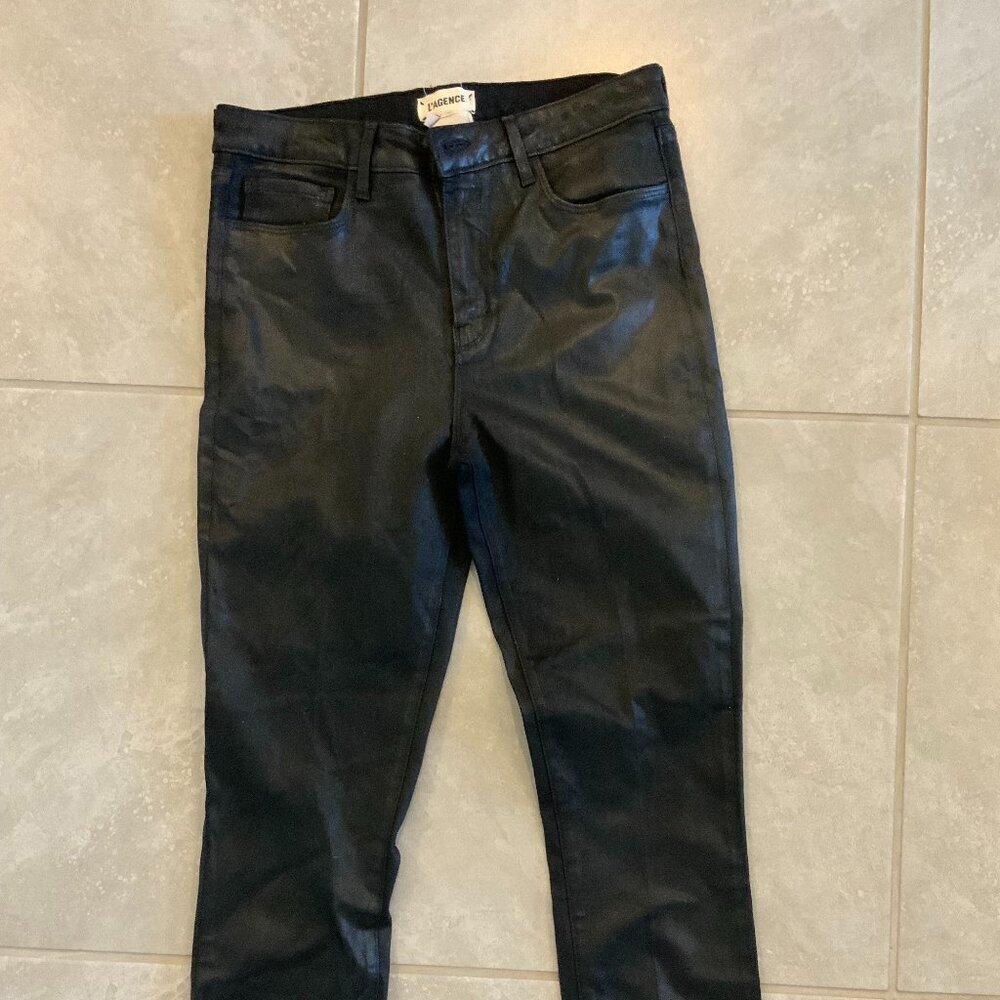 L’Agence Margot Coated Jeans Womens